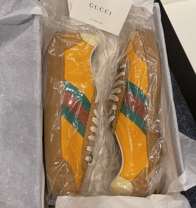 GUCCI CLASSIC WEB GG SHOES