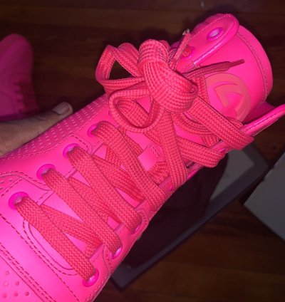 Gucci Coda Neon Leather High Top Sneaker