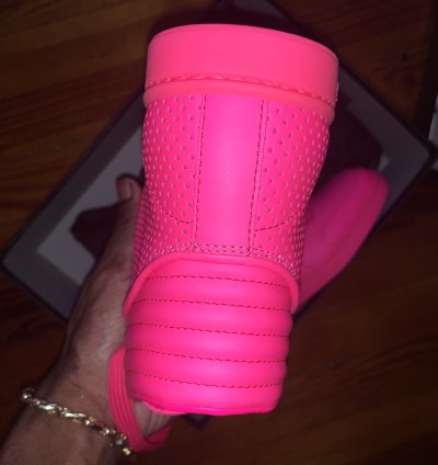 Gucci Coda Neon Leather High Top Sneaker