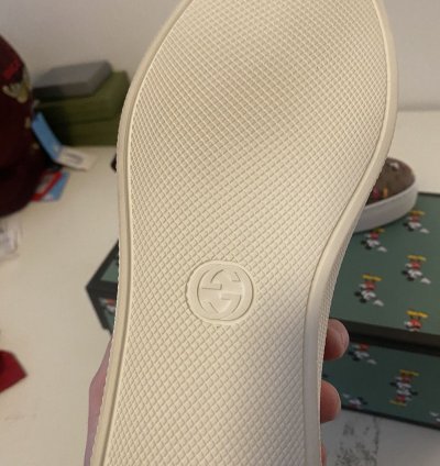 Gucci Disney GG Monogram Mickey Mouse Slip-Ons