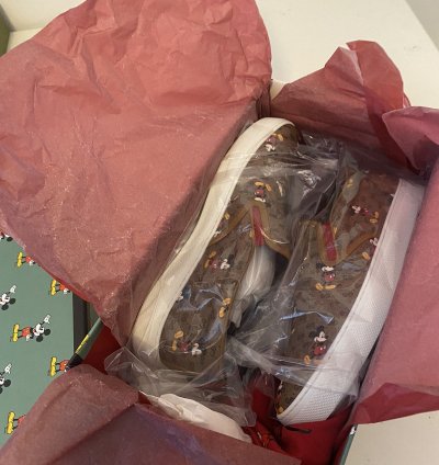 Gucci Disney GG Monogram Mickey Mouse Slip-Ons