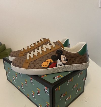 Gucci Disney GG Monogram Mickey Mouse Sneakers