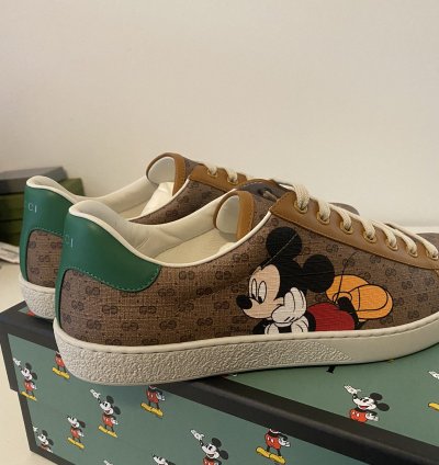 Gucci Disney GG Monogram Mickey Mouse Sneakers