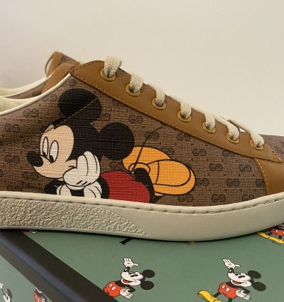 Gucci Disney GG Monogram Mickey Mouse Sneakers