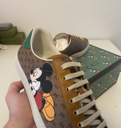 Gucci Disney GG Monogram Mickey Mouse Sneakers