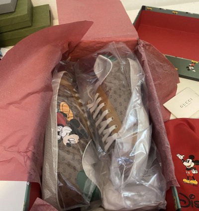Gucci Disney GG Monogram Mickey Mouse Sneakers