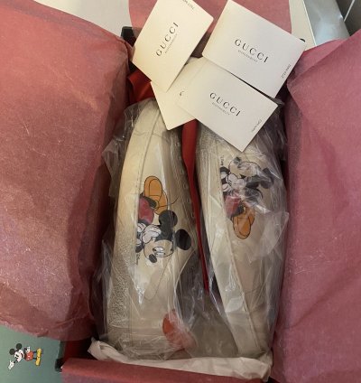 Gucci Disney Mickey Mouse Logo Sneakers
