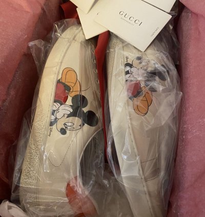 Gucci Disney Mickey Mouse Logo Sneakers