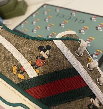 Gucci Disney Tennis 1977 GG Monogram Sneakers