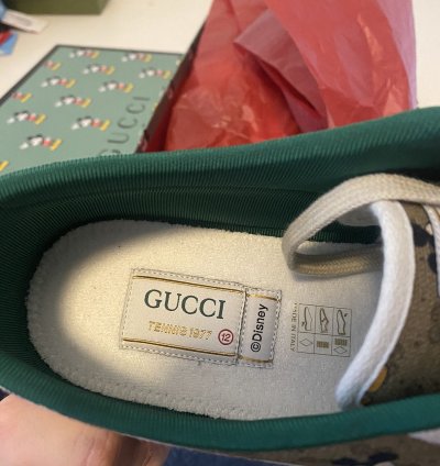 Gucci Disney Tennis 1977 GG Monogram Sneakers