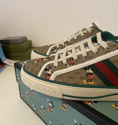 Gucci Disney Tennis 1977 GG Monogram Sneakers