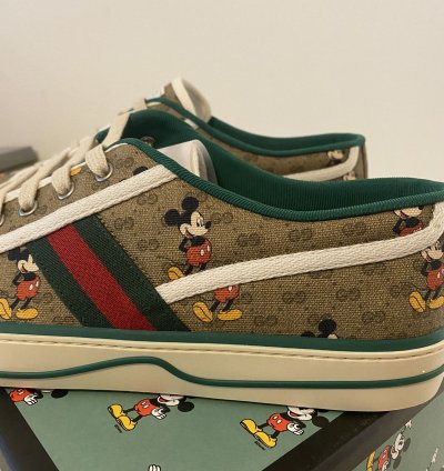 Gucci Disney Tennis 1977 GG Monogram Sneakers