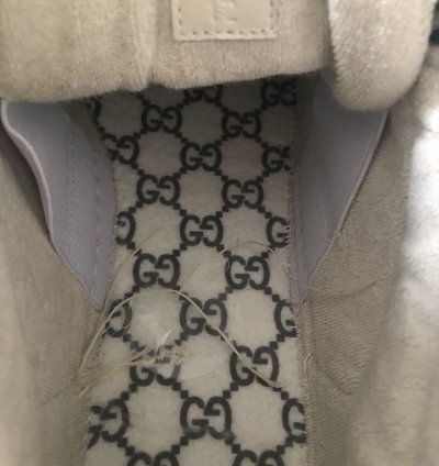 Gucci distressed GG screener