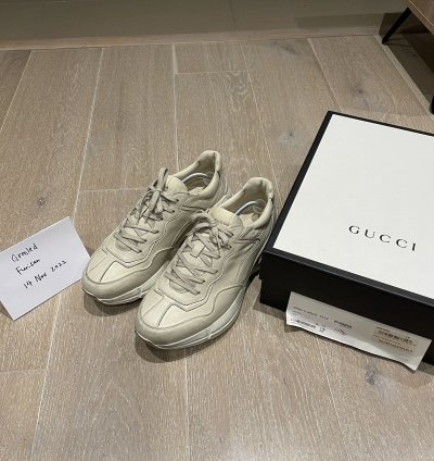 Gucci Distressed Rhyton Sneakers