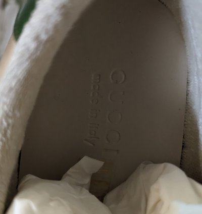 Gucci distressed screener sneaker