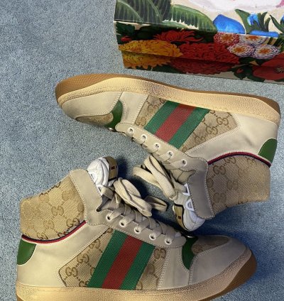 Gucci distressed sneakers