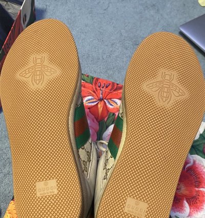 Gucci distressed sneakers