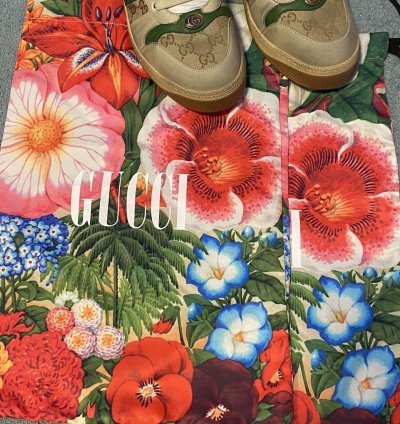 Gucci distressed sneakers