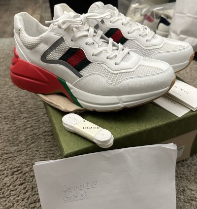 Gucci Fabric Rython Sneaker Brand New
