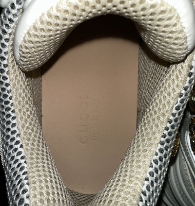 Gucci Flashtrek Crystal and Leather Sneaker