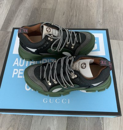 Gucci Flashtrek green black sneaker