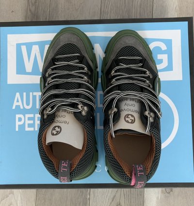 Gucci Flashtrek green black sneaker