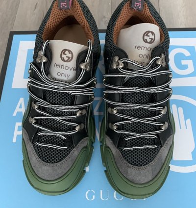 Gucci Flashtrek green black sneaker