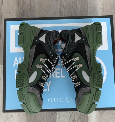 Gucci Flashtrek green black sneaker