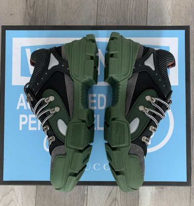 Gucci Flashtrek green black sneaker