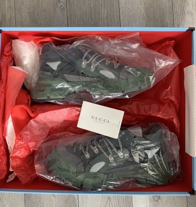 Gucci Flashtrek green black sneaker