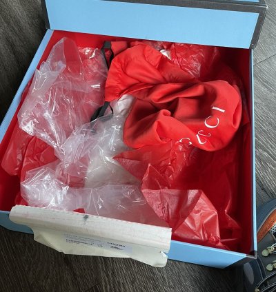 Gucci Flashtrek Grey Orange Sneaker Boot