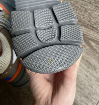 Gucci Flashtrek Grey Orange Sneaker Boot