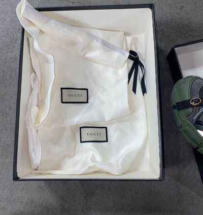 Gucci Flashtrek Leather Sneaker with Crystals