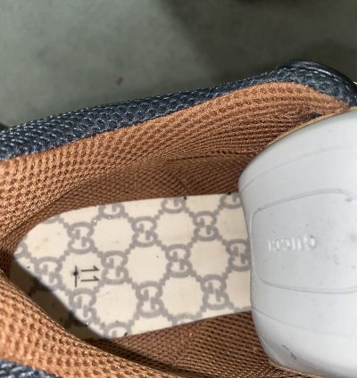 Gucci Flashtrek Leather Sneaker with Crystals
