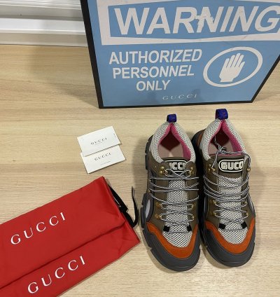 Gucci Flashtrek SEGA Leather Suede