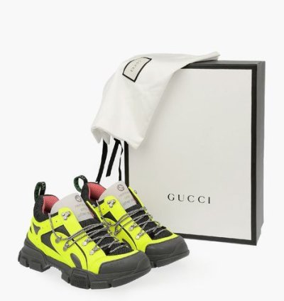 Gucci Flashtrek SEGA Reflective Yellow