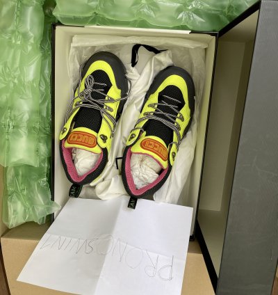 Gucci Flashtrek SEGA Reflective Yellow