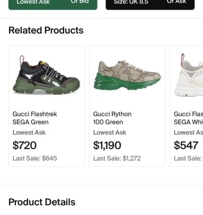 Gucci Flashtrek Sneakers