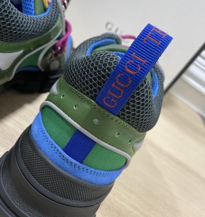 Gucci Flashtrek Sneakers Green Blue