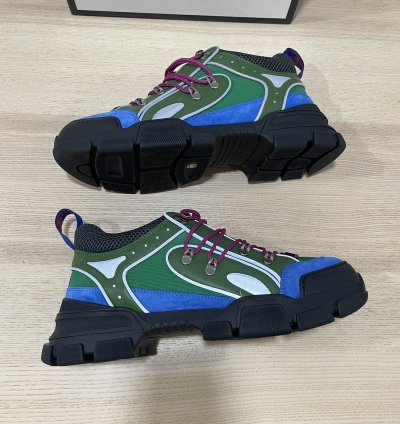Gucci Flashtrek Sneakers Green Blue