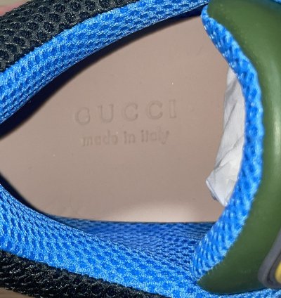 Gucci Flashtrek Sneakers Green Blue