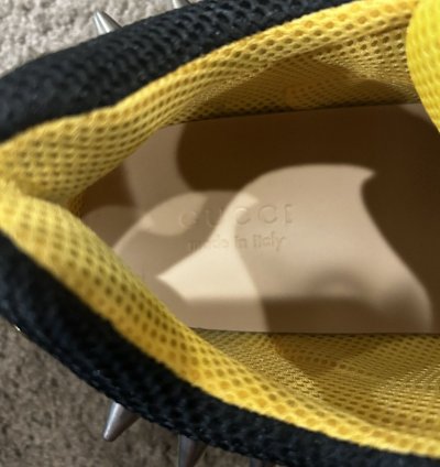 Gucci Flashtrek Spike Embellished Lace-Up Sneakers