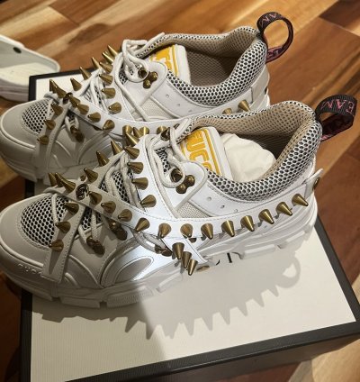 Gucci Flashtrek With Spikes