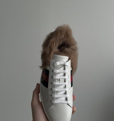 Gucci Fur Bee Ace sneaker