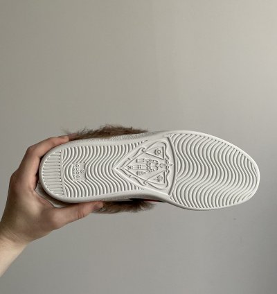 Gucci Fur Bee Ace Sneakers