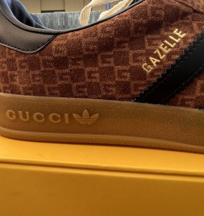 Gucci Gazelle GG Monogram Brown - Size 10 5 US