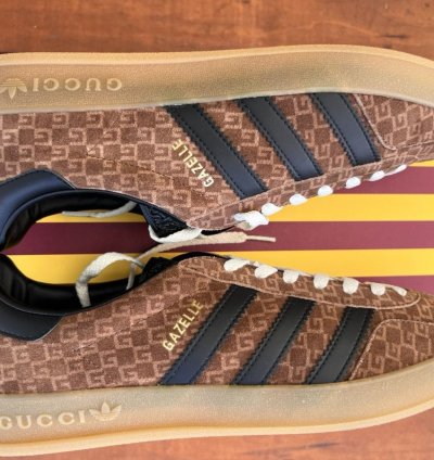 Gucci Gazelle GG Monogram Brown - Size 10 5 US