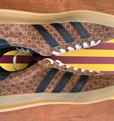 Gucci Gazelle GG Monogram Brown - Size 10 5 US