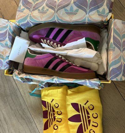 Gucci Gazelle Men size Gucci 8 Pink