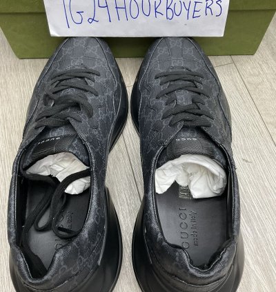 Gucci GG black Rython sneaker Brand new